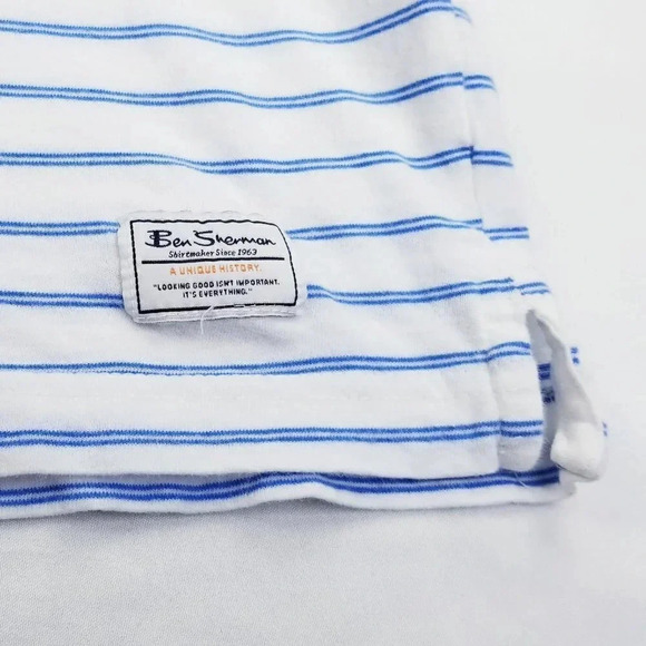 Ben Sherman Size Medium Men's Logo Tag Cotton Polo - Picture 4 of 9